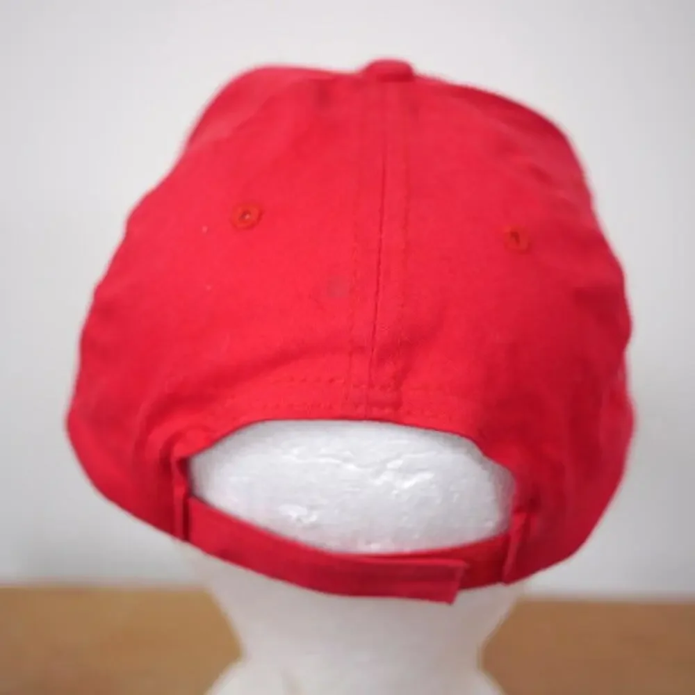 Vintage Country CHEVY Chevrolet Baseball Cotton Trucker Cap RED Hat One Size